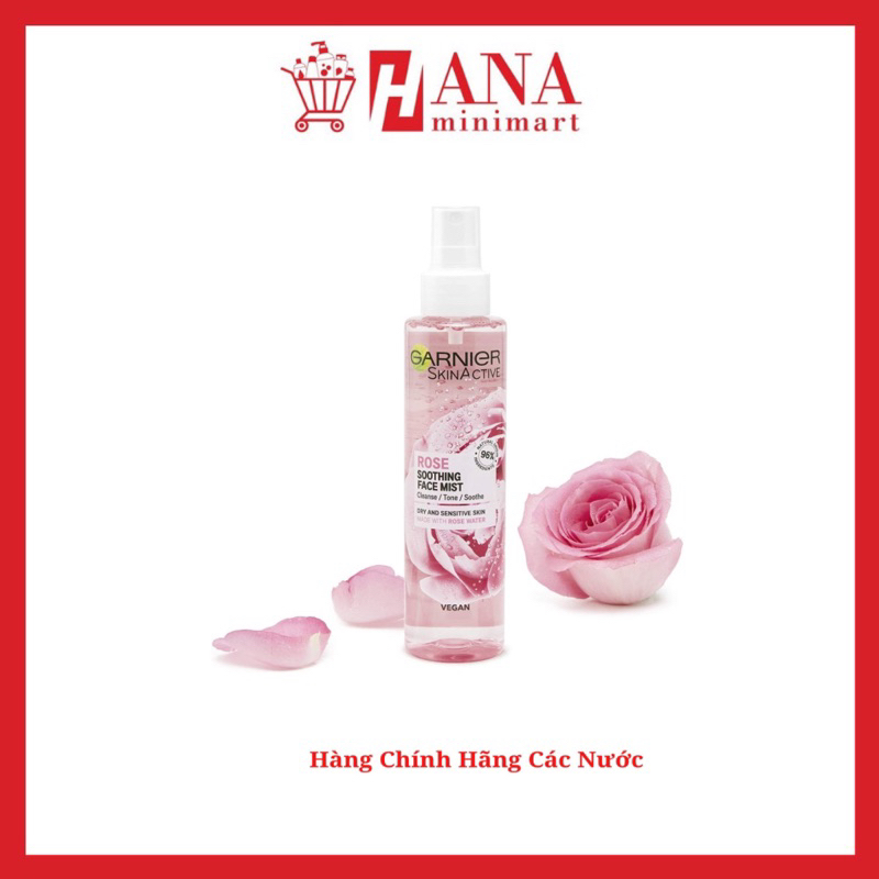 NƯỚC HOA HỒNG GARNIER DẠNG XỊT 150ML - HÀNG ĐỨC