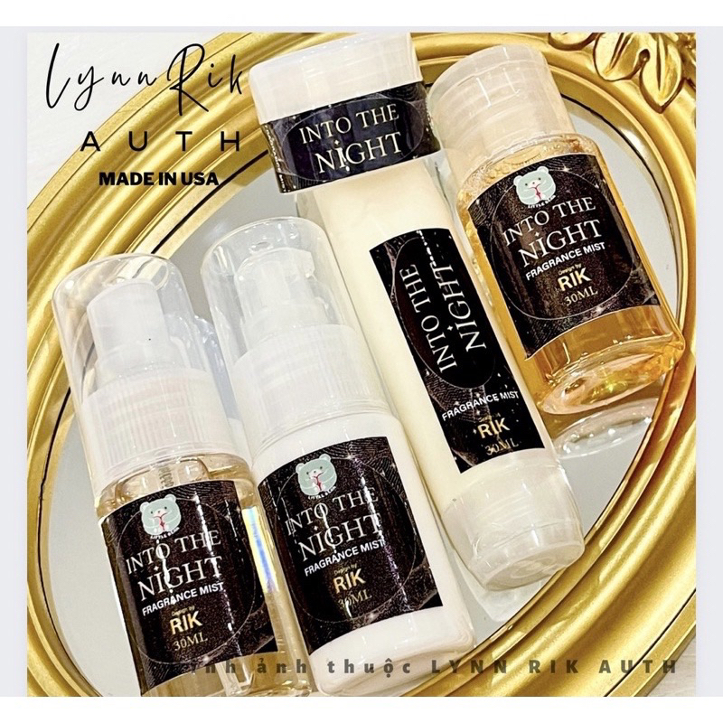 INTO THE NIGHT - Mẫu Chai Xịt Thơm USA