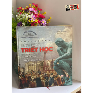Sách - lược sử về triết học - tom jackson - achau books - bìa cứng in màu