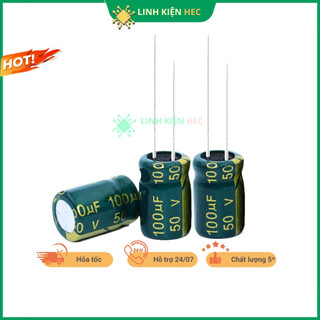 Tụ hóa 50v 1uf - 3300uf jccon tần số cao linh kiện hec