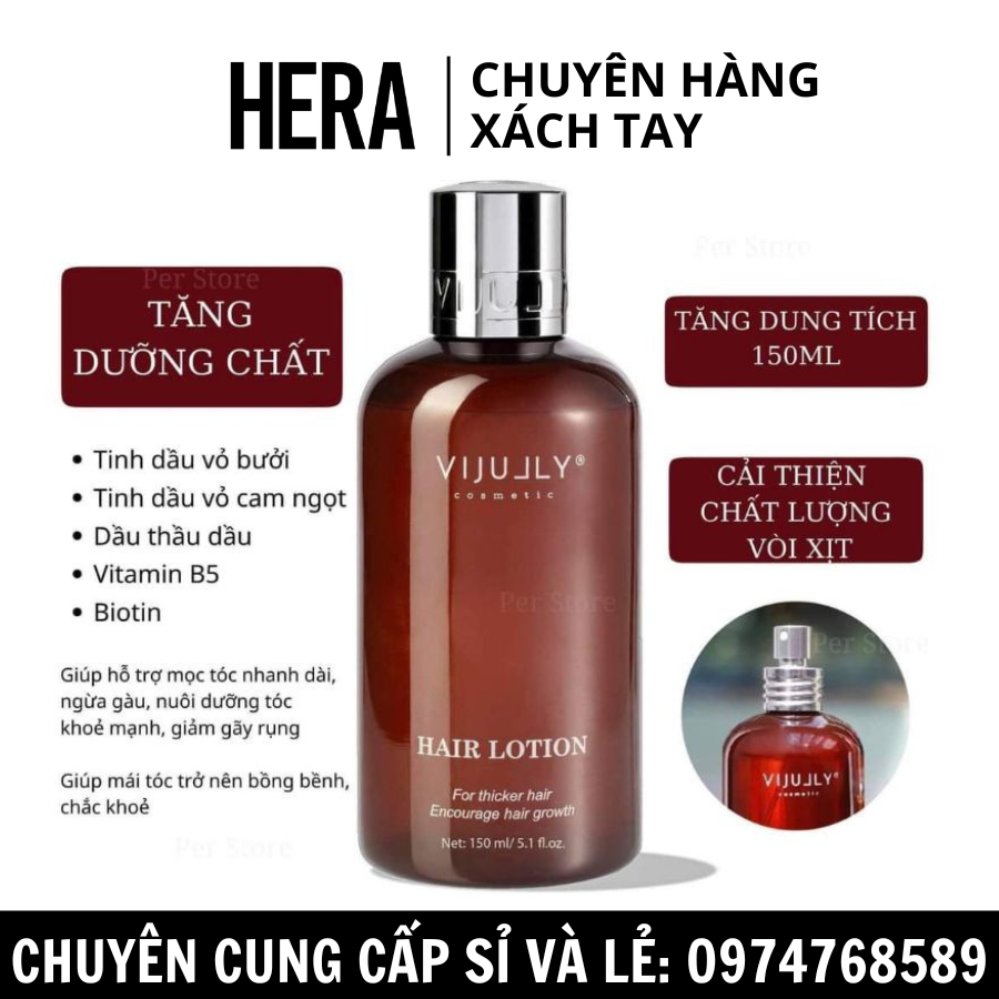 Xịt Tinh Dầu Bưởi ViJully Kích Mọc Tóc, Dưỡng Tóc Dài Nhanh 150ml