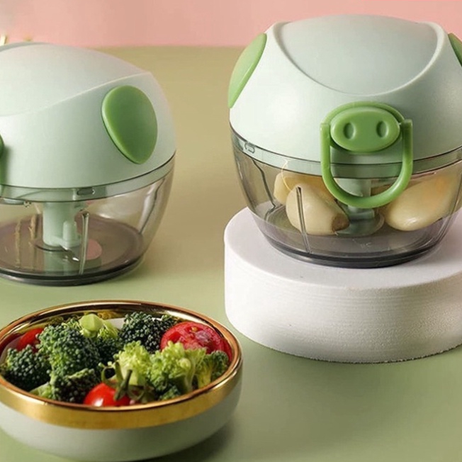 Máy xay mini PTLUXURY 3 lưỡi dao xay tỏi ớt đa năng tiện lợi