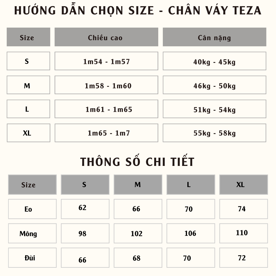 Chân Váy Nữ JEMCLOSET TEZA - 3426