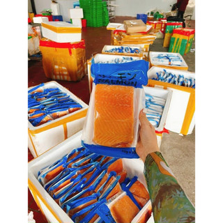 CÁ HỒI PHI LÊ XÔNG KHÓI - 500g