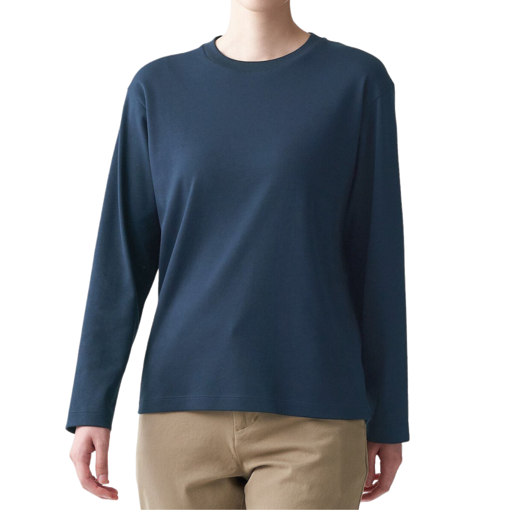 Áo thun dài tay nữ xuất Nhật, áo thu đông chất cotton