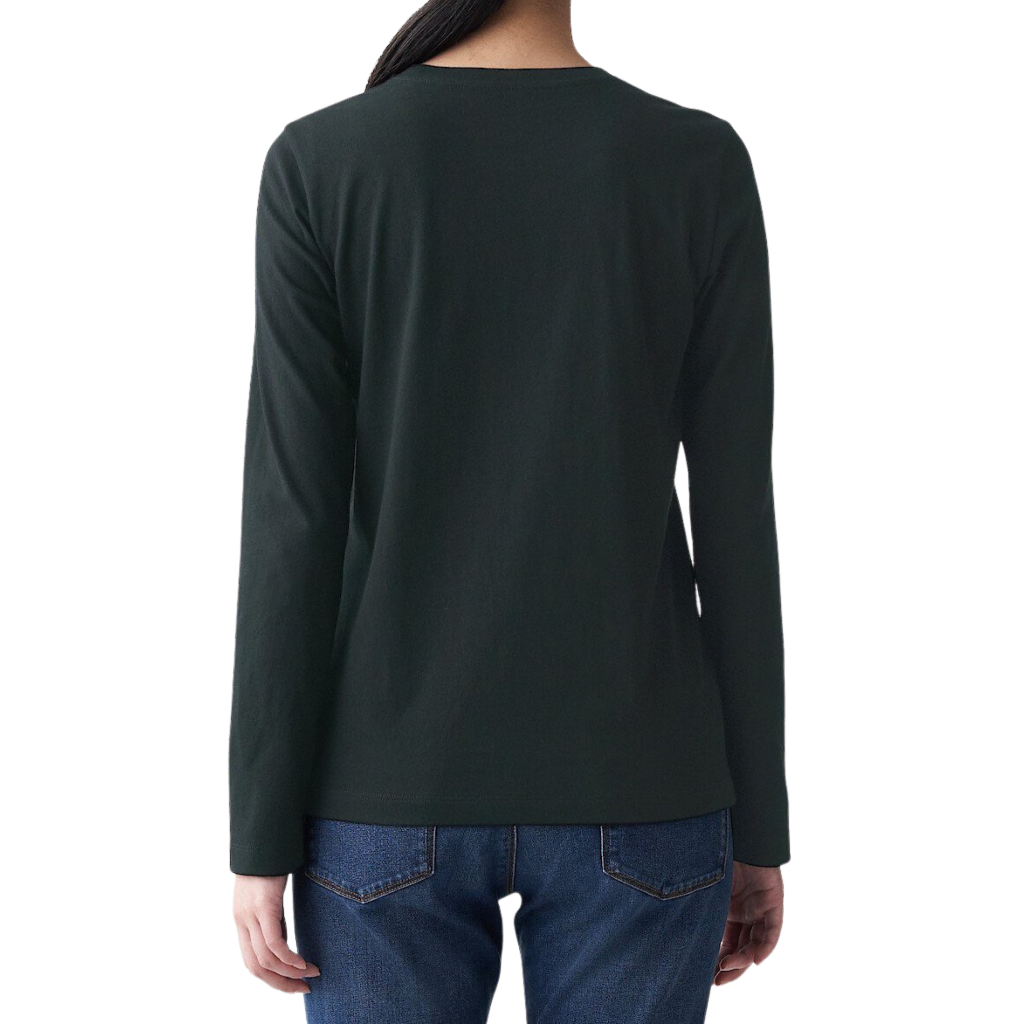 Áo thun dài tay nữ xuất Nhật, áo thu đông chất cotton