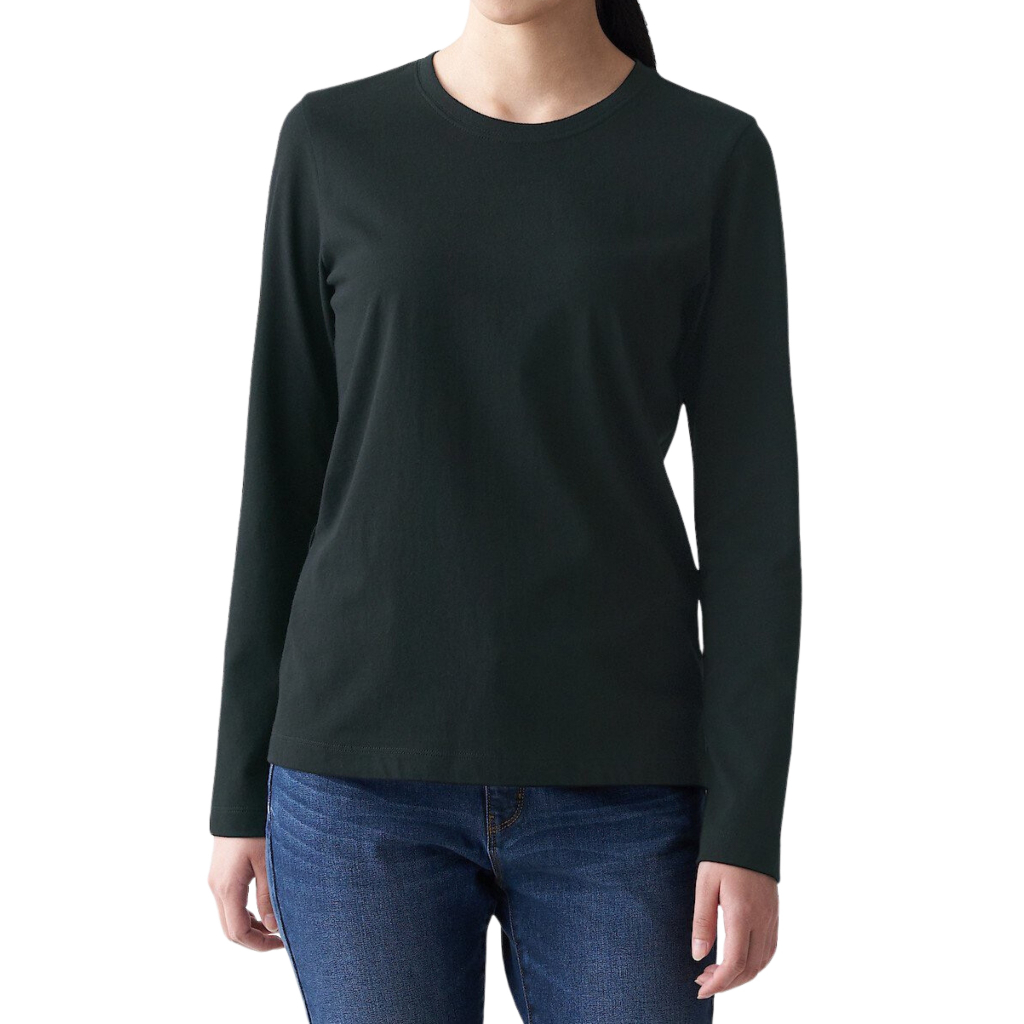 Áo thun dài tay nữ xuất Nhật, áo thu đông chất cotton