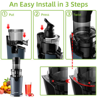 Máy ép trái cây tốc độ chậm Biolomix SJ-017