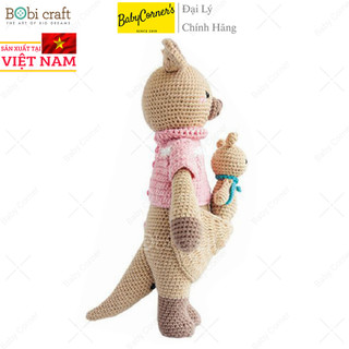 THÚ BÔNG LEN KANGAROO MẸ VÀ CON BOBI CRAFT
