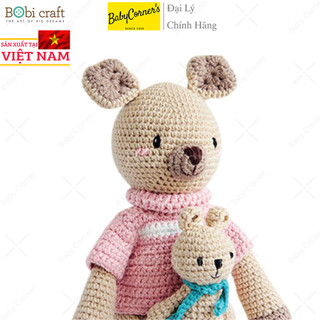 THÚ BÔNG LEN KANGAROO MẸ VÀ CON BOBI CRAFT