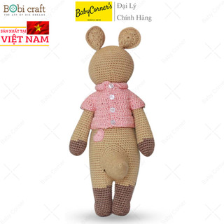 THÚ BÔNG LEN KANGAROO MẸ VÀ CON BOBI CRAFT