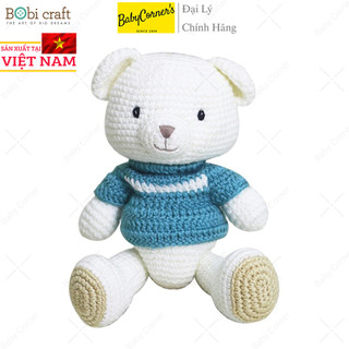 THÚ BÔNG LEN CHÚ GẤU BOBBIE TINH NGHỊCH BOBI CRAFT