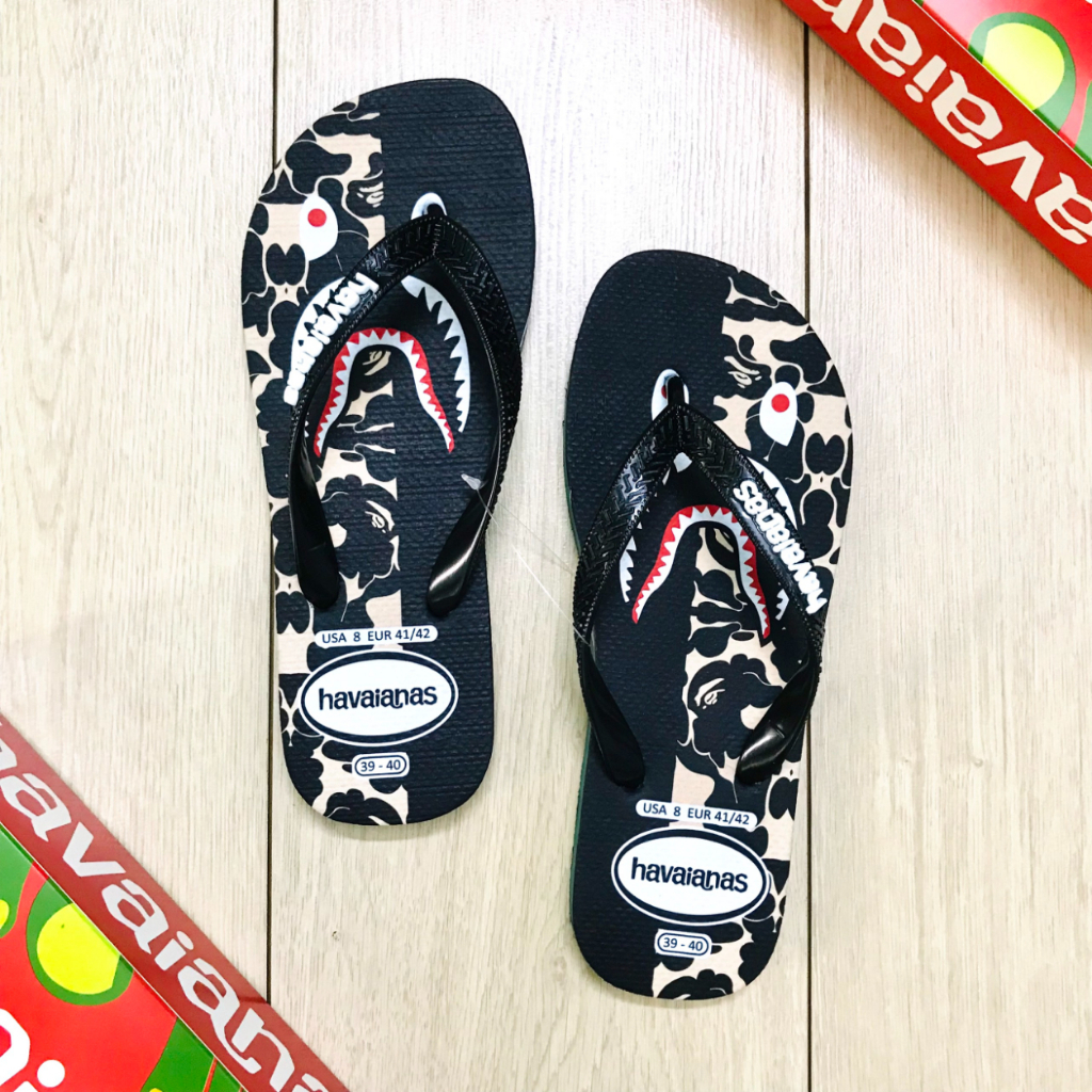 Dép Havana Nam   Dép Kẹp Nam Tông Lào Nam Havanas Xỏ Ngón Đi Biển Full Box Đế Cao Su Cao Cấp Đẹp Hot Trend