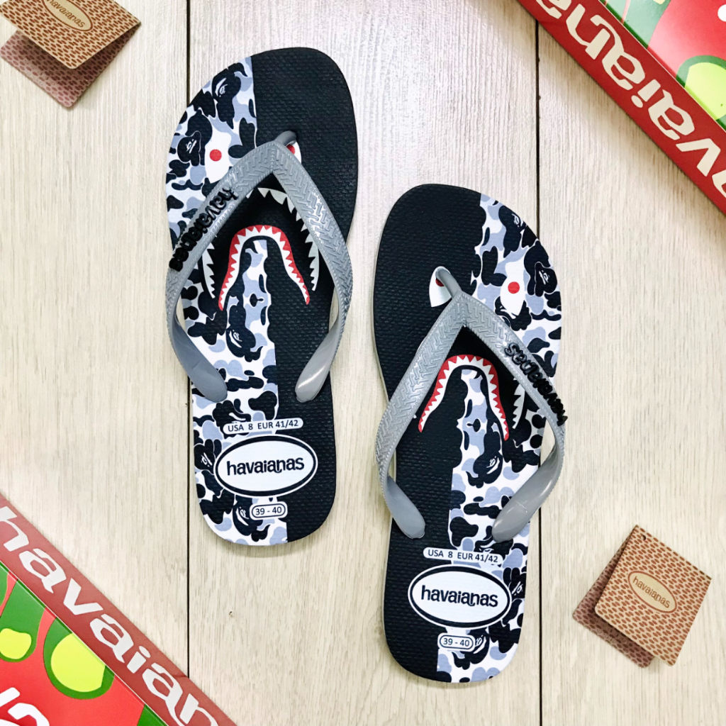 Dép Havana Nam   Dép Kẹp Nam Tông Lào Nam Havanas Xỏ Ngón Đi Biển Full Box Đế Cao Su Cao Cấp Đẹp Hot Trend