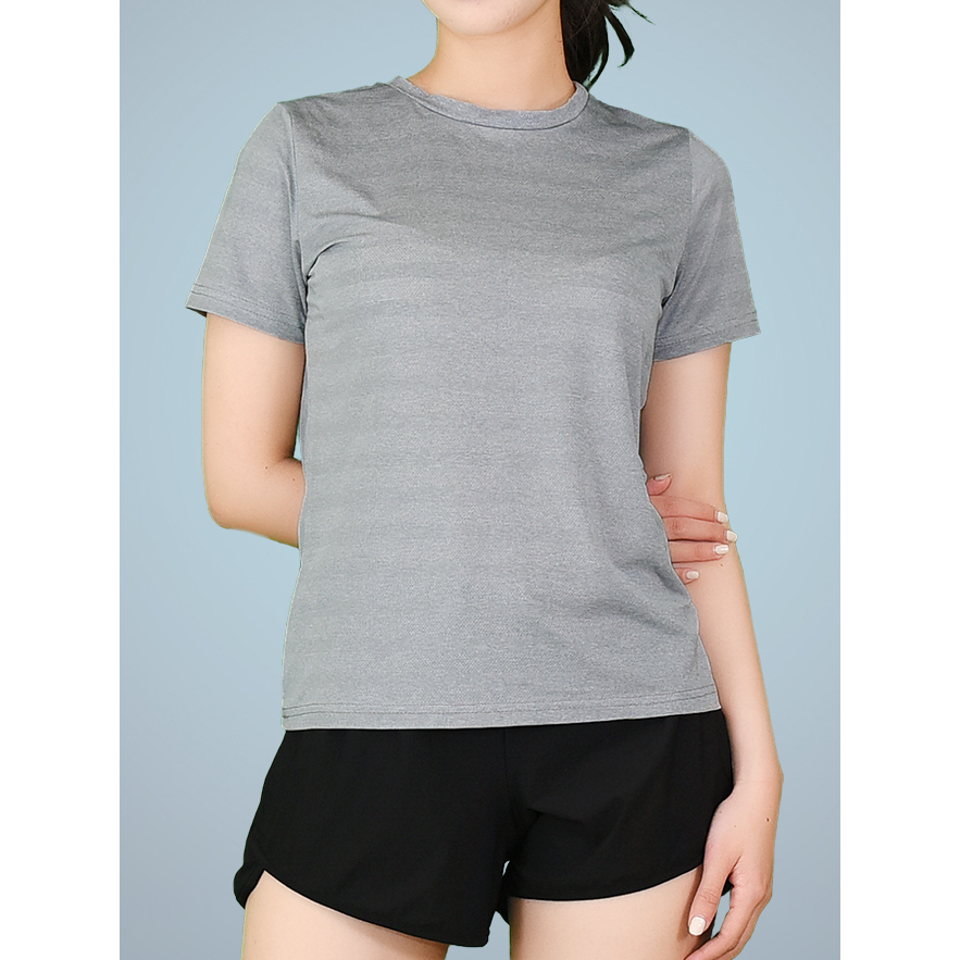 Áo Thun Trơn Nữ Basic Dáng Vừa Slim Fit Tee chất