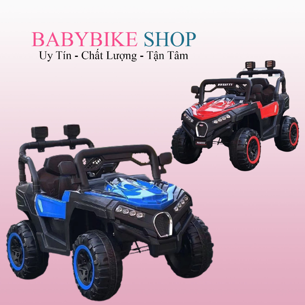 Xe ô tô điện trẻ em 909 Xe ô tô điện địa hình cho bé trai và gái có điều khiển từ xa và tự lái.