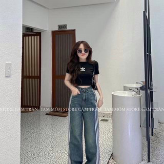 QUẦN JEANS ỐNG RỘNG
