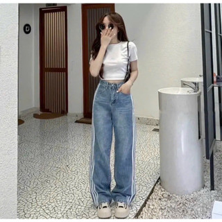 QUẦN JEANS ỐNG RỘNG