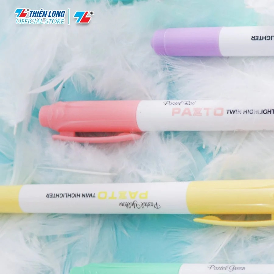 Bút dạ quang màu Pastel Thiên Long Pazto HL-016-KM