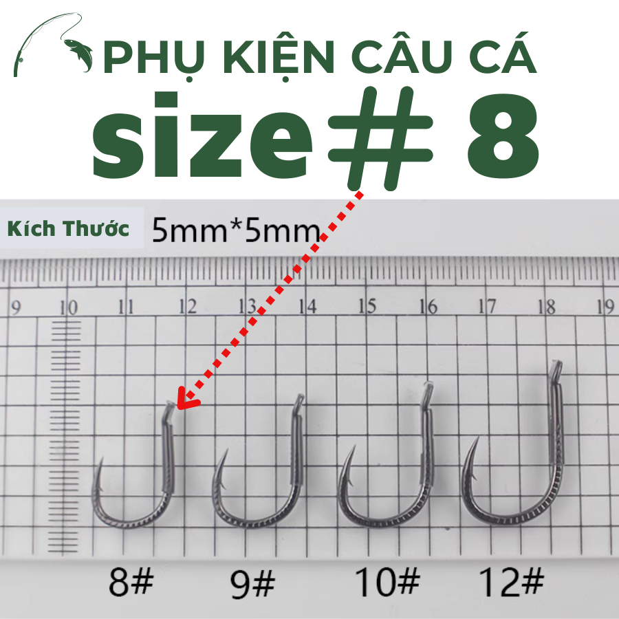 Lưỡi Câu săn hàng Tầm Xanh cao cấp , siêu cứng , chống oải nhanh , lưỡi Vênh