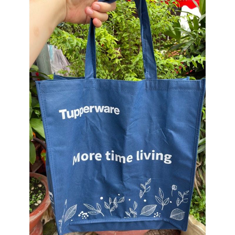 TÚI VẢI KHÔNG DỆT TUPPERWARE-tái sử dụng nhiều lần bảo vệ môi trường