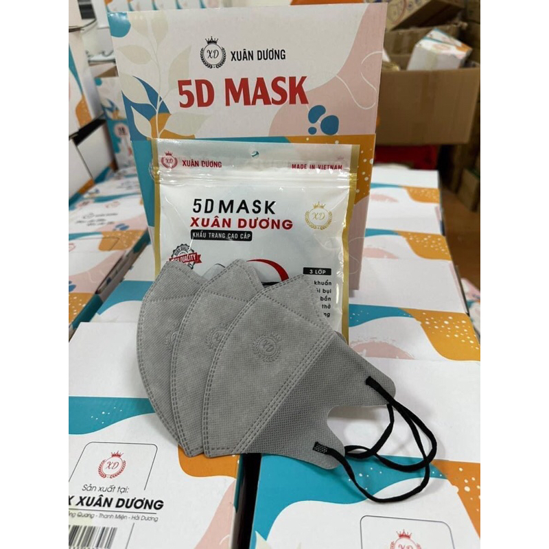 Khẩu trang 5d xuân dương 100cai