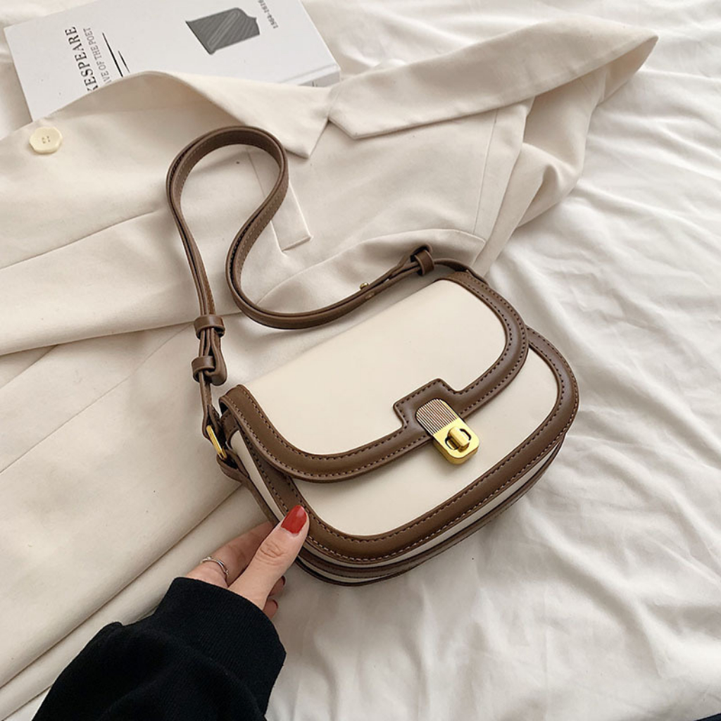 Túi xách nữ Túi đeo chéo đeo vai da trơn khoá xoay phong cách trẻ trung TX39