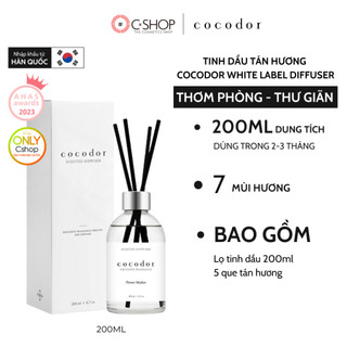 [NEW] Tinh dầu tán hương Cocodor white label diffuser 200ml thơm phòng, tỏa hương_Mỹ phẩm Hàn Quốc chính hãng
