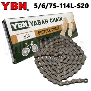Sên xe đạp ybn s20-114l dùng líp 5/6/7 tầng