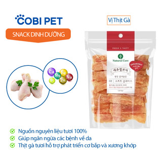 Thịt sấy mềm dinh dưỡng cho chó natural core 180g