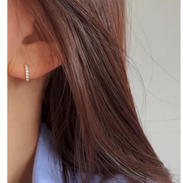 Hoa tai, vành, hoops, Hàn quốc