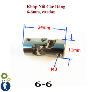 Khớp nối các đăng 6-6mm, cardan
