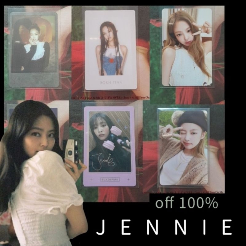 Card bo góc Jennie chính hãng VUI LÒNG KHÔNG HỦY