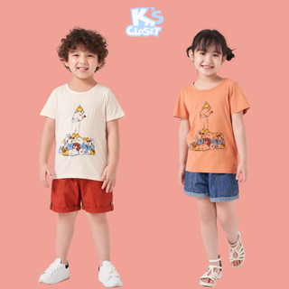 Áo Phông Cộc Tay K's Closet Cho Bé Trai Và Bé Gái (2 - 9 Tuổi) E074ONS TM