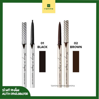 Chì kẻ mắt không trôi Clio Sharp So Simple Waterproof Pencil Liner 0.14g - Vamima