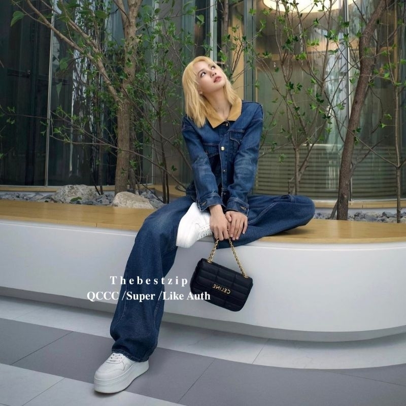 Giày thể thao C.e.linne Lisa Blackpink đế cao 5.5cm hàng cao cấp fullbox | Hàng loại 1