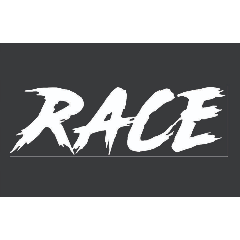 Chữ race dán xe . máy hình dán xe máy ,decal xe máy,tem  xe máy ,chữ decal ,tem trùm , mua stecker ,đồ chơi xe