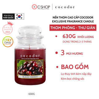 Nến thơm cao cấp Cocodor Exclusive Fragrance Candle 630g loại to, tán hương thơm phòng_Mỹ Phẩm Hàn Quốc chính hãng