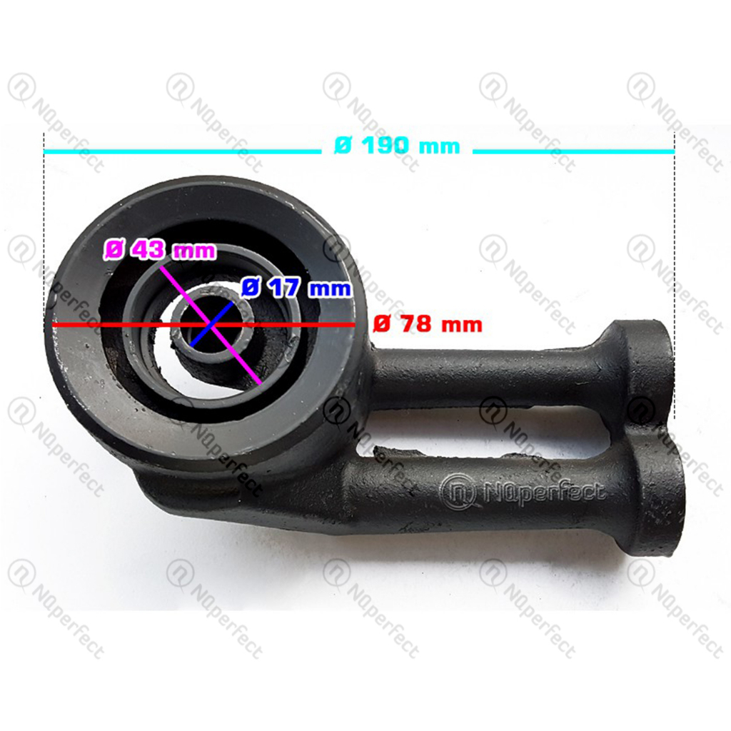 Họng Ống điếu gang đơn/đôi + Mâm/Hâm sen đồng chia lửa bếp gas dương Bluestar NS-470, Sunhome SN2001VI.. chính hãng