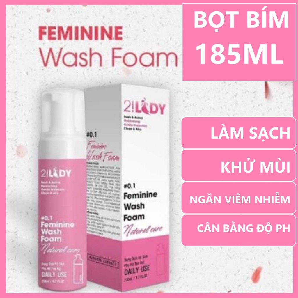 COMBO Phụ khoa 2LADY_Dung dịch vệ sinh tạo bọt + Xịt thơm CHÍNH HÃNG MAGIC SKIN 2!LADY