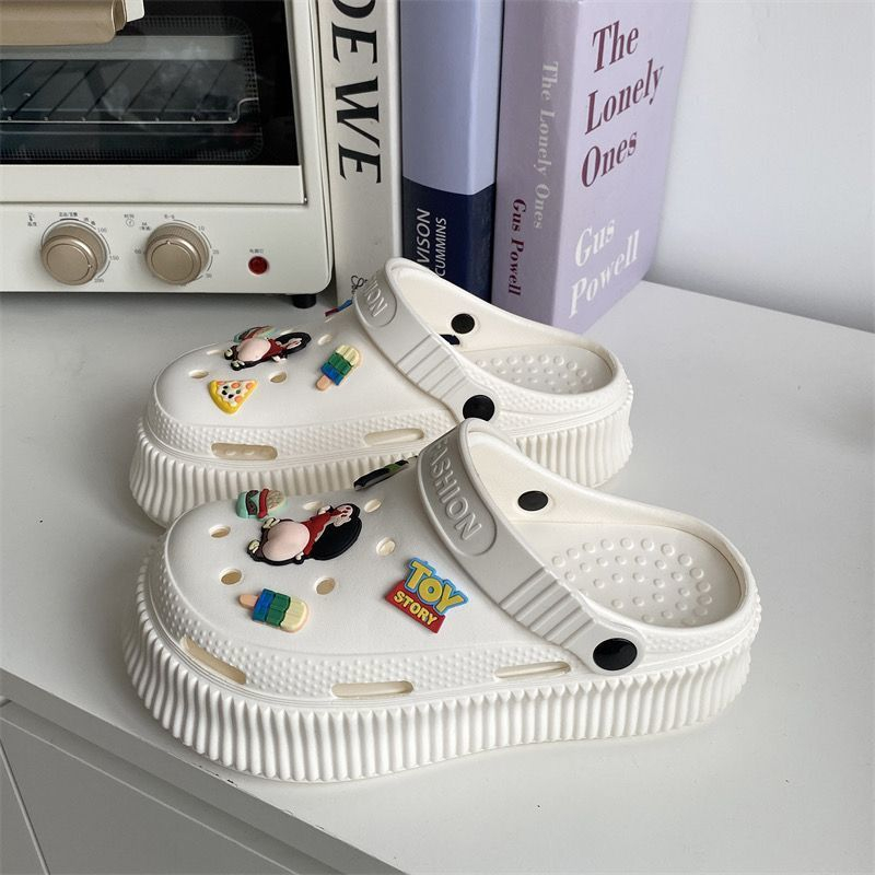 Dép bánh mì Cross nữ nhân vật hoạt hình dễ thương Dép chống trượt thoáng khí