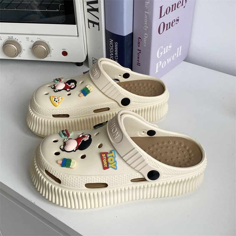 Dép bánh mì Cross nữ nhân vật hoạt hình dễ thương Dép chống trượt thoáng khí