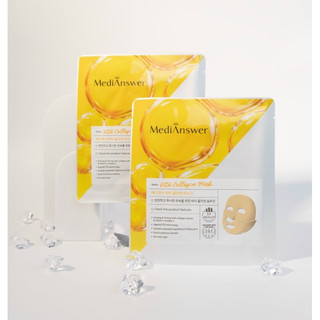 Mặt nạ thạch vàng Filler collagen 83% medianswer vita collagen mask	.