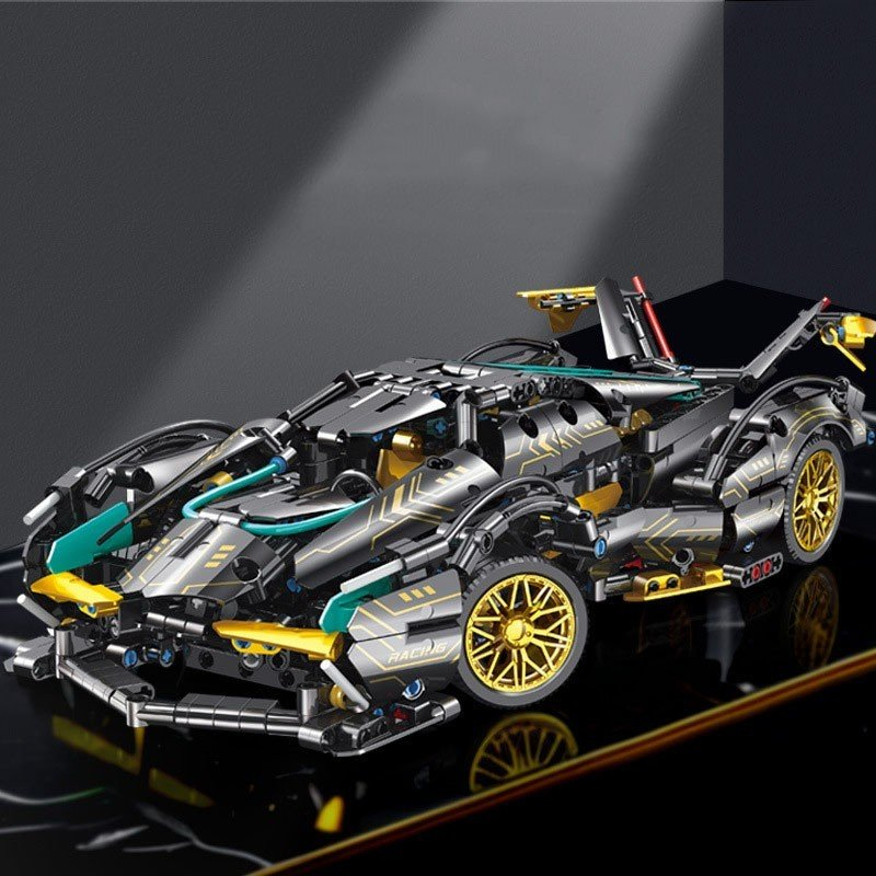 Đồ Chơi Lắp Ráp Mô Hình LEGO Siêu Xe Lamborghini Veneno Roadster Điều Khiển Từ Xa RC-Tỉ Lệ 1:14 NO.0110 Với 1000+PCS