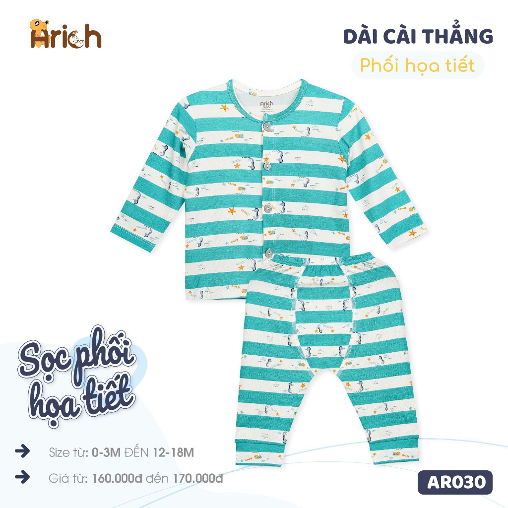 BST Dài Cài Thẳng Hoạ Tiết Arich