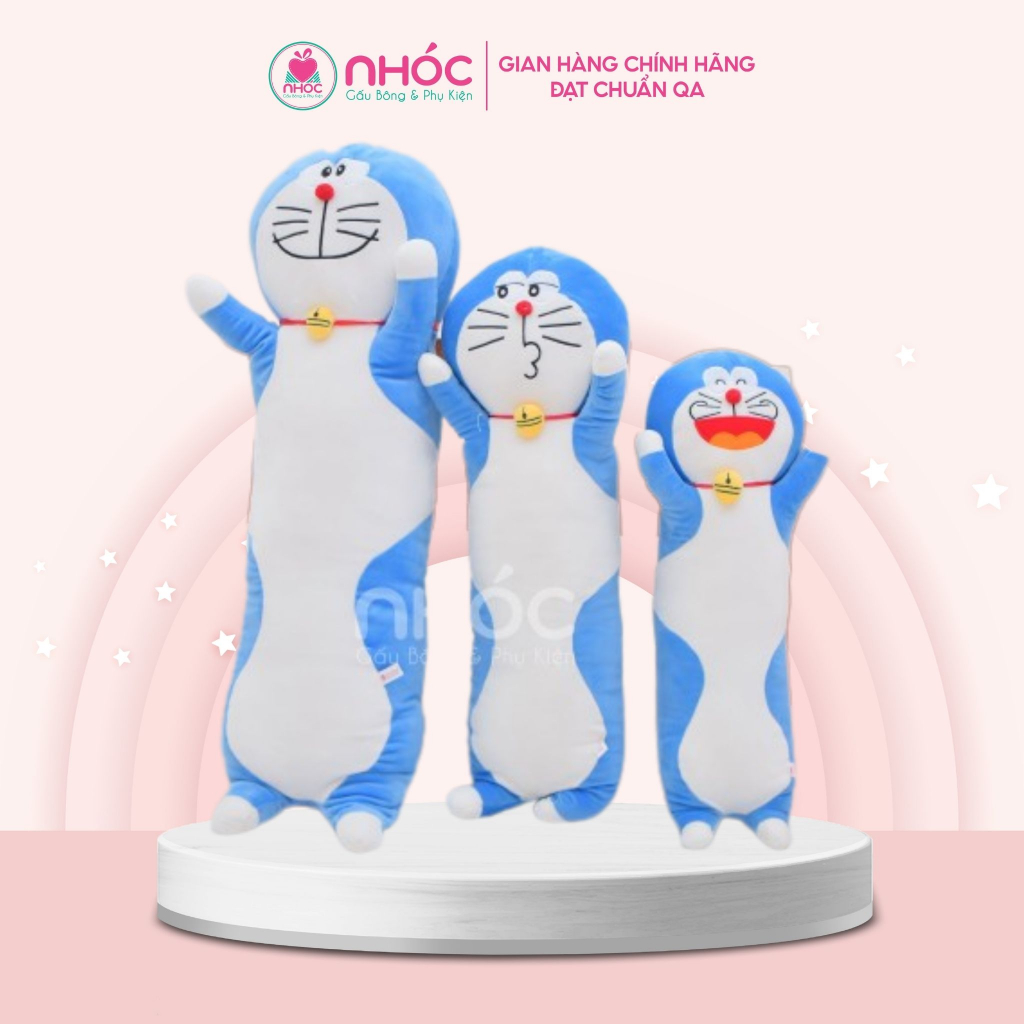 Gấu bông NHÓC Giftshop Doraemon dáng dài nhiều biểu cảm 1 con dễ thương bông cao cấp