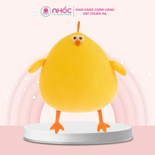 Thú bông Gà ú mắt lồi lông mịn ngồi bông cao cấp - NHÓC