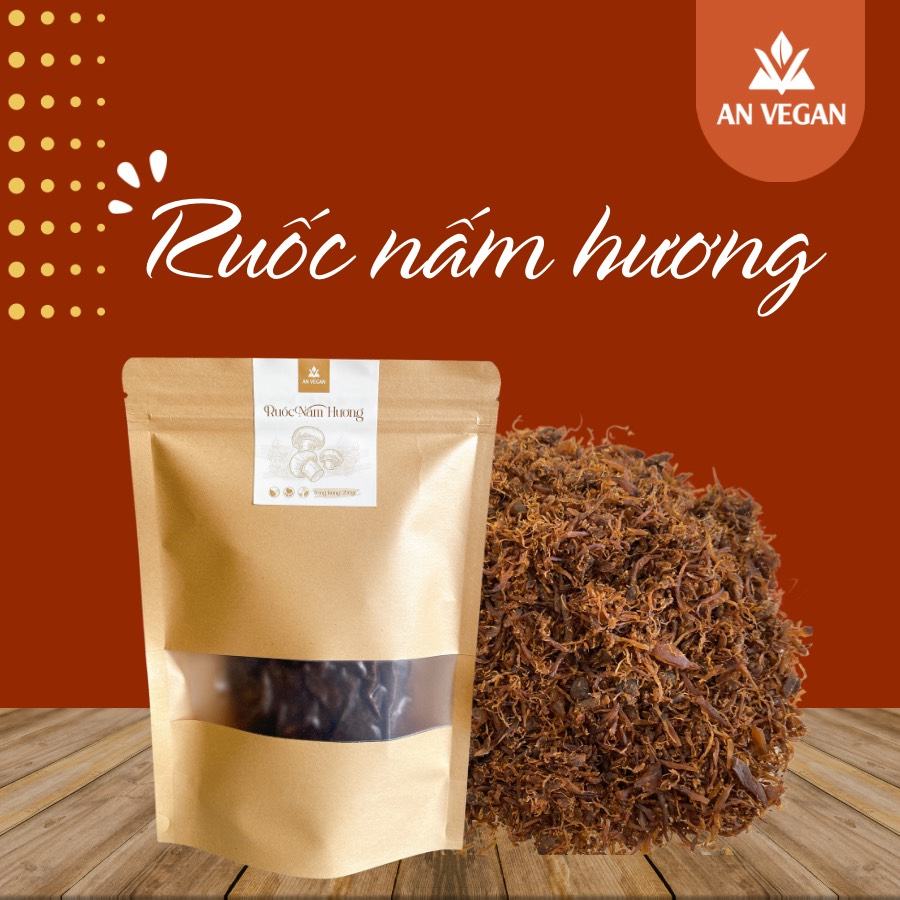 Ruốc nấm hương truyền thống (chà bông chay)