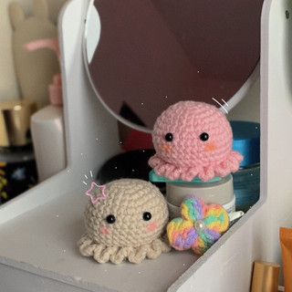 Bạch tuộc bằng len mini 🐙
