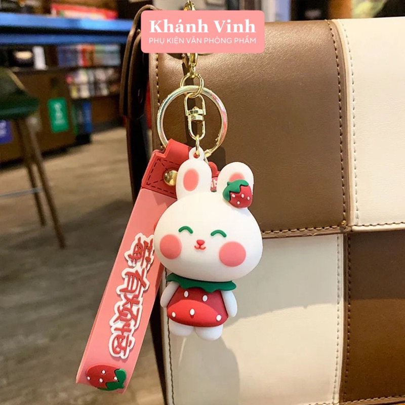 Móc Khoá Cao Cấp Hình Chú Gấu Lotso | Móc Khoá Khánh Vinh